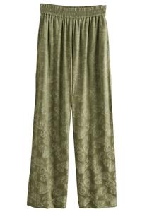 Широкие брюки Next, оливковый/светло-зеленый