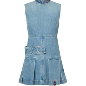 Платье без рукавов женское синее Louis Vuitton