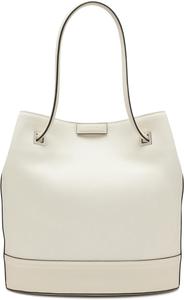 Женская сумка-тоут Calvin Klein Ash - North/South, веганская кожа, 2 кармана, Cherub White