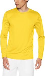 Футболка с длинным рукавом Glimmer 00352-AIL из трикотажа Interlock Dry плотностью 3,5 унции
