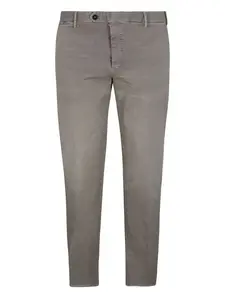 Хлопковые брюки-чинос PT Torino, серый