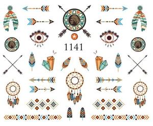 Водные наклейки для ногтей - №1141, Raisin