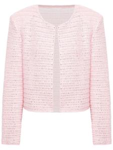 Льняной кардиган AMG A.M.G., розовый