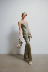 Кожаная сумка Answear.Lab, серый