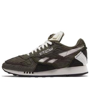 Кроссовки market x classic leather pump 'army green' Reebok, зеленый