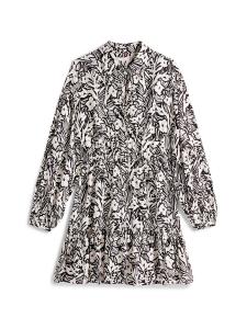 Платье-рубашка TOMMY HILFIGER Jacquard, Black