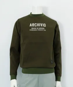 Пуловер из картона с вышивкой спереди и защитой от УФ-излучения Archivio, цвет Khaki(054)