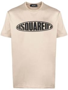 Dsquared2 футболка с логотипом, нейтральный цвет