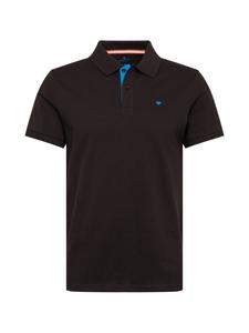 TOM TAILOR Футболка Regular fit в черном цвете