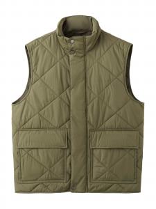 MANGO MAN Жилет 'Hugo' в оливковом цвете