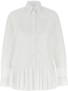 Плиссированная рубашка Thom Browne, белый