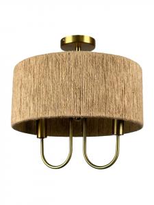 Потолочный светильник натурального/бронзового цвета - (В)35 x Ø35 см relaxdays