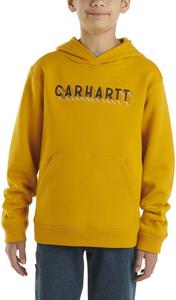 Детская толстовка с длинными рукавами и принтом Carhartt CA6481 - для мальчиков, Golden Yellow