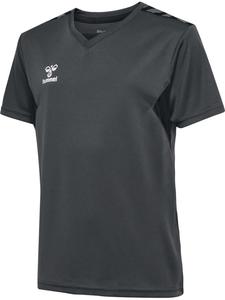 Рубашка Hmlauthentic Pl Jersey S/S Kids серого цвета Hummel