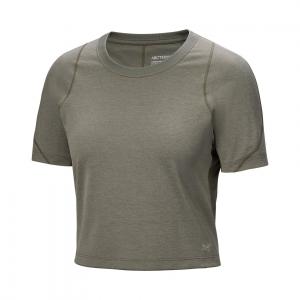 Обычная женская футболка Arcteryx, dusty зеленый/forage