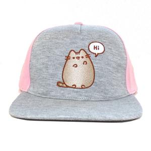 Бейсболка Pusheen Hi, серый