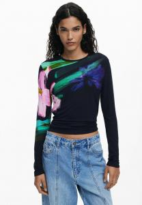 Топ Desigual FINE FLORAL, Black