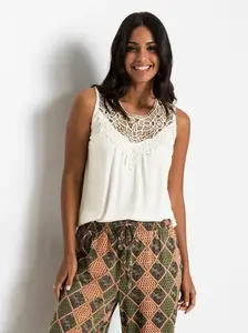 Топ-рубашка Inspirations Inspirationen, цвет Ecru