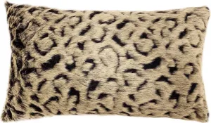 Декоративная подушка Keyan 30x50 см коричневого цвета с рисунком животных Dutch Decor