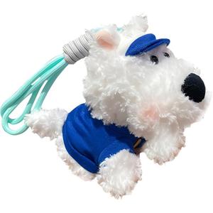 Пасторальный West Highland Terrier, очаровательные и милые куклы плюшевый кулон высота 16,6 см JINBANG