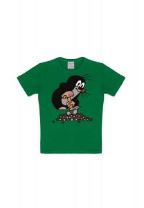 Футболка Детская Крот LOGOSHIRT, зеленый