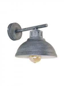 Настенный светильник (Ш)21 х (В)21 см, серая патина