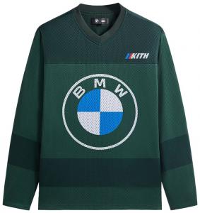 Лонгслив Kith x BMW Long-Sleeve Malik Jersey 'Vitality', зеленый