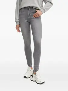 Джинсы скинни KARL LAGERFELD, серый