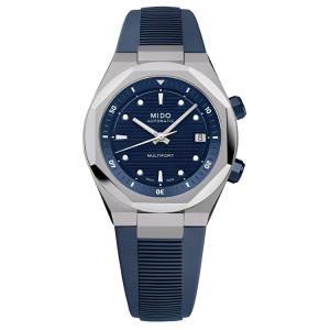 MIDO Часы Helm Automatic Mechanical Movement Men's Watch Watch 40mm Blue Dial Stainless Steel Case Rubber Strap, Blue Dial