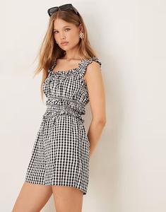 Комбинезон Aria в черную клетку с рюшами Nobody'S Child