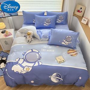 Disney Комплект постельного белья 1,5-спальный, 4 предмета, с двумя обнимашками, Planet Adventure D