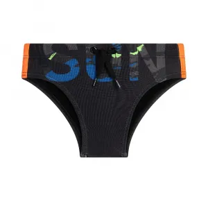 Плавки Sundek с разноцветным принтом, черный