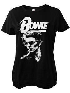 Футболка Tuxedo Portrait Girly Tee черного цвета David Bowie