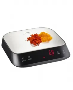 Многофункциональные кухонные весы GEFU из нержавеющей стали, от 0,0 л до 3 л Legnoart