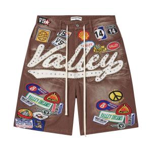 Брюки Vale Forever Brown 1980s Jorts, Red/Wash