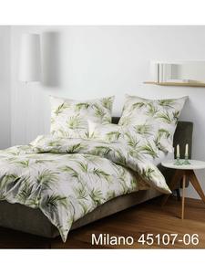 Janine Хлопковое постельное белье Janine Milano зеленого цвета