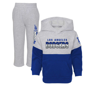 Комплект плеймейкера Toddler Royal/Heather Grey Los Angeles Dodgers из двух предметов Outerstuff