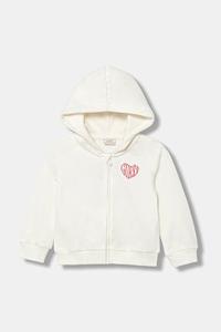 Детская хлопковая толстовка Guess, бежевый