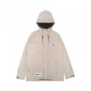 Куртка с капюшоном и нашивкой с логотипом Aape, черная BKX