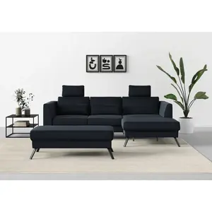 Подушки для сиденья sit&more Lindholm, набор из 2 шт. Sit&More, темно-синий/однотонный