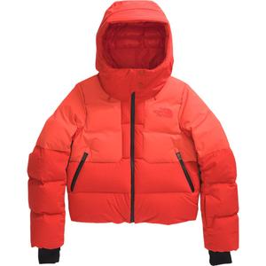 THE NORTH FACE Женская укороченная пуховая куртка, Fire Red/Dark Orange