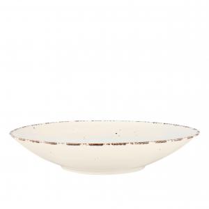 Белая пастообразная тарелка 30 см Landscape, белый