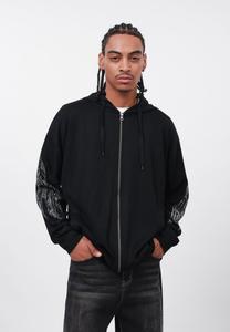 Толстовка YOURTURN RHINESTONE ZIP THROUGH, Black