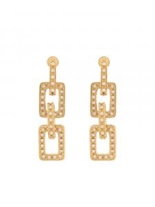 Серьги, украшенные кристаллами Marni, золотой