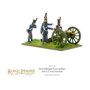Наполеоновская голландско-бельгийская пешая артиллерия с 5,5-дюймовой гаубицей, Black Powder - Napoleonic Wars 1789-1815 - Core & Assorted (28mm)