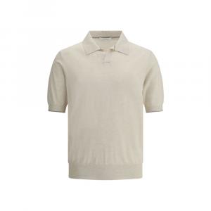 Рубашка поло из хлопка Cruciani, кремовый