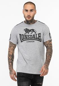 Футболка с принтом NORMALE PASSFORM STOUR Lonsdale, цвет marl grey black white