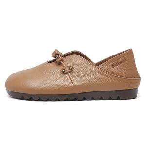 OULISASI Женские повседневные туфли-лодочки абрикосовые, цвет Apricot