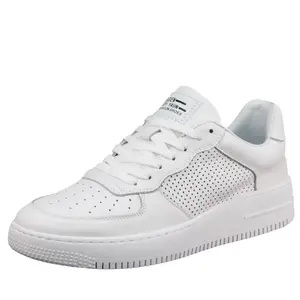 Износостойкие дышащие низкие мужские кроссовки для скейтбординга ZUOSAISI, White (Breathable)