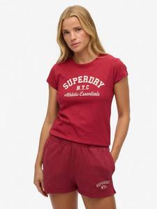 Футболка Athletic Essential Slub Superdry, Bordeaux Red
